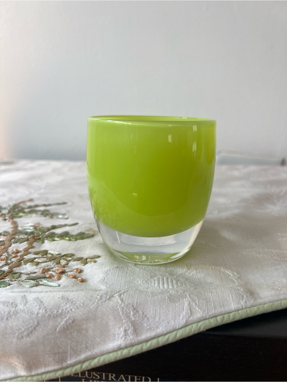 Glassybaby Hand-BlownCandle- Lucky